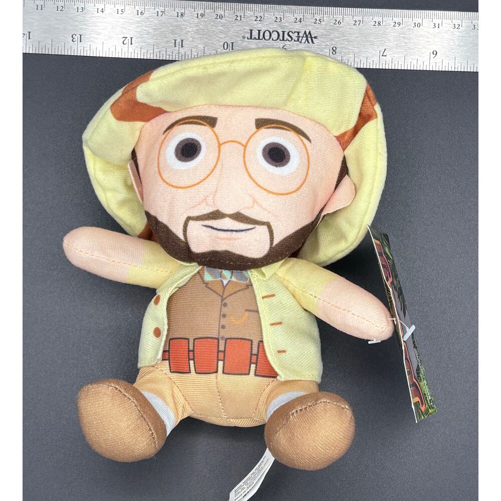 Plush figure of Professor Sheldon "Shelly" Oberon from the movie Jumanji CUTE!